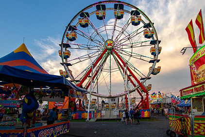 Carnival at twilight