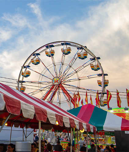 The Fair at Sunset